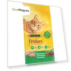 Friskies / Сухой корм Пурина Фрискис для взрослых кошек с кроликом