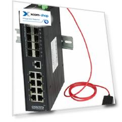 Коммутатор OSNOVO SW-808010/ILS(port 90W,720W) промышленный управляемый (L2+) Ultra PoE Gigabit Ethernet на 8GE PoE + 10 GE SFP порта с функцией монит
