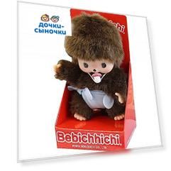 Текстильная кукла Sekiguchi Bebichhichi Мальчик в подгузнике 15 см