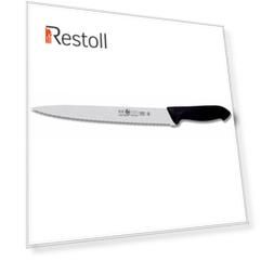 Нож для мяса с волнистым лезвием Icel Horeca Prime 28100.HR64000.250 25 см, черный