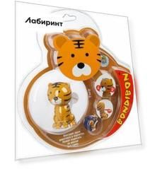 Фигурка тигра пластиковая со светом и звуком