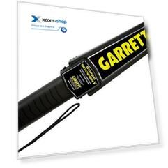 Металлоискатель GARRETT SuperScanner V ручной в виде “дубинки”, габарит - 420х83х41мм, время непрерывной работы от 9 В батареи - до 80 часов, режим ви