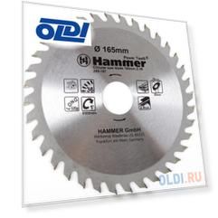 Диск пильный Hammer Flex 205-107 CSB WD  165мм*36*30/20мм по дереву