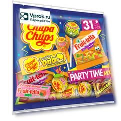 Набор конфет Chupa Chups Party Time Mix 380г