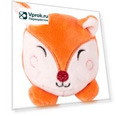 Игрушка мягкая Button Blue Мячик-лиса 7см