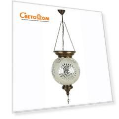 Подвесной светильник МАРОККО белый h-80. d-30 E27 1*60w Kink light 0130T,01
