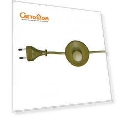 Шнур для торшера 3 метра бронза 230V AC 50Hz (max 2A) Kink light A1100,20