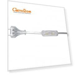 Провод с вилкой прозрачный (2м) 230V AC 50Hz (max 2A) Kink light A2300,21