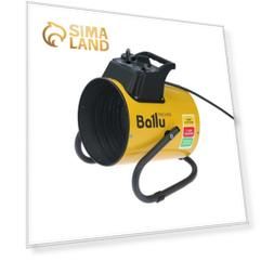 Пушка тепловая BALLU BHP-PE2-2, электрическая, 220 В, 1/2 кВт, 3 режима, 260 м3/ч, до 20 м2