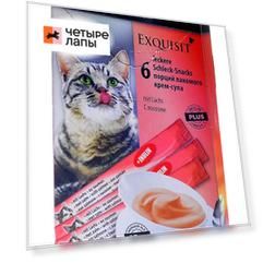 Edel Cat Лакомство для кошек крем-суп с лососем в уп. 6шт., уп. 90г