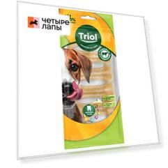 Triol TRIOL лакомство для собак, набор кость из жил №2-6 5 см, уп. 10 г