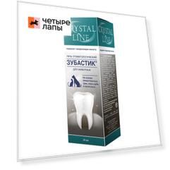 Apicenna CRYSTAL LINE Зубастик Гель стоматологический для животных, 30 мл