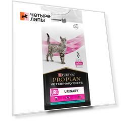 PRO PLAN® Veterinary Diets UR ST/OX Urinary Сухой диетический корм для кошек при болезнях нижних отделов мочевыводящих путей, с океанической рыбой, 1,5 кг