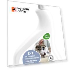Bioneat Средство для дезинфекции и устранения запахов мест содержания кошек, 500мл