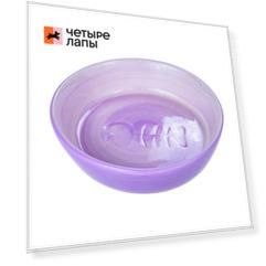 Petmax Миска керамическая для кошек Рыбья кость, 155 мл