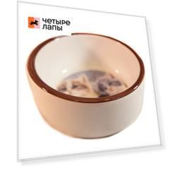 Petmax Миска для кошек с рис. Кошки 300м