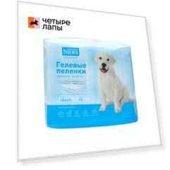 Higeniq Пеленки впитывающие гелевые 60х60 см (15 шт.) для кошек и собак