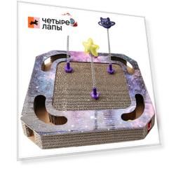 Rurri Когтеточка-игрушка Космос 45х45х6 см Space-Travel