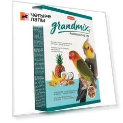 Padovan Grandmix Parrocchetti Корм для средних попугаев, 400 г
