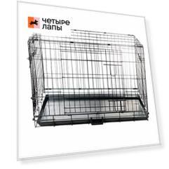 Petmax PETMAX Клетка 107х69х78 см, черная 2-х дверная