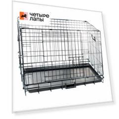 Petmax PETMAX Клетка 76х48х57 см, черная 2-х дверная