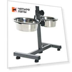 Trixie Стойка с мисками 2х1,8 л