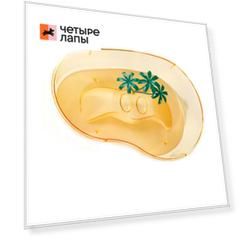 MP Bergamo Террариум малый открытый оранжевый 32х20,5х7 см