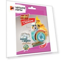 VITAPOL Ракушки + кальций для птиц Vitaline 50г