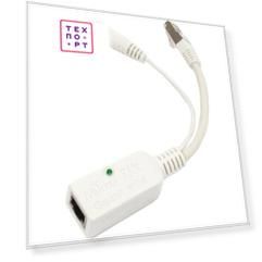 Инжектор MikroTik RBGPOE 1GE/1PoE 48V w/oPSU