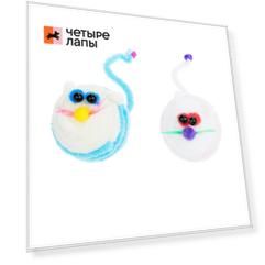 Pet Hobby Игрушка для кошек Мышарик 5 см (2шт)