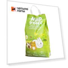 Мир Чудес Наполнитель гранулированный гипоаллергенный, из лиственных пород древесины, для грызунов, 4,5 л