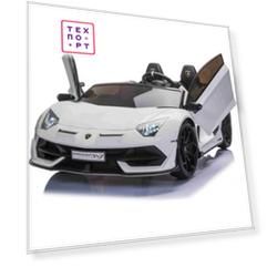 Детский электромобиль Hollicy Lamborghini Aventador SVJ White Carbon (дрифт, 15 км/ч, 24V) - SX2028S-WHITE