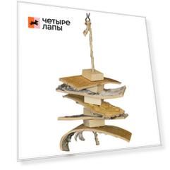ParrotsLab Игрушка для птиц берестяная подвесная 22-25см
