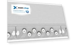 Кросс оптический стоечный TopLAN КРС-Top-1U-24FC/U-OM2-GY 19", 24 FC/UPC адаптеров, многомодовый (50/125), 1U, серый, укомплектованный
