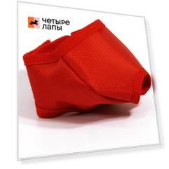 Osso Намордник для кошек весом до 4 кг, S, красный
