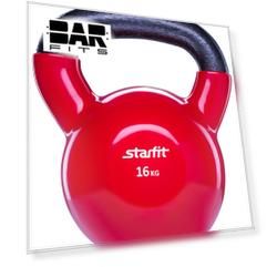 Гиря виниловая STARFIT DB-401 16 кг, красная