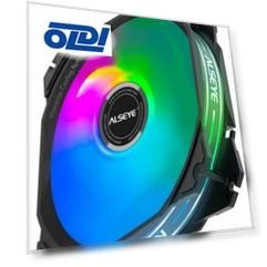 M120-PB FAN 120mm, 1300rpm, 42.5CFM, 23.6dBA, Molex + 3pin, RGB, RTL