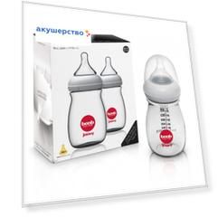 Joovy Набор бутылочек для кормления Boob Baby (PPSU) 260 мл