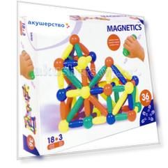 Конструктор Miniland Magnetics магнитный 36 элементов