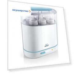 Philips Avent Электрический паровой стерилизатор 3 в 1 SCF284/03