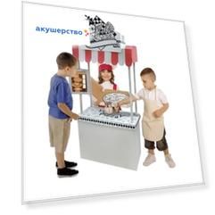 CartonHouse Игровой домик Картонный раскраска Пиццерия