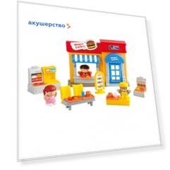 Playgo Игровой набор Кафе 16 предметов