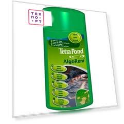 Препарат Tetra Pond AlgoRem Green Water Treatment для очистки цветущей воды в пруду 1л