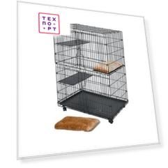 Клетка Midwest Collapsible Cat Playpen 90x59x121h см для кошек