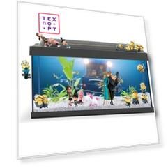 Аквариумный комплекс Tetra Starter Line LED Despicadle Me Minion Made Гадкий Я сделано Миньонами с LED освещением 54л
