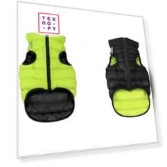 Курточка CoLLaR AiryVest двухсторонняя салатово-черная размер XS 30 для собак (1671)
