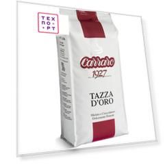 Кофе в зернах Carraro Caffe Tazza D'Oro, вакуумная упаковка, 1000гр