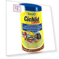 Корм Tetra Cichlid Colour Complete Food for All Cichlids улучшение окраса для всех видов цихлид 500мл