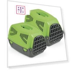 Переноска MPS SIRIO LITTLE зеленая 50x33,5x31h см для животных