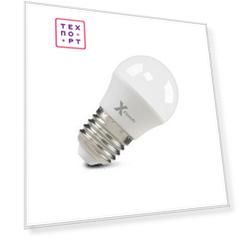 Энергосберегающая лампа X-flash XF-E27-G45-6.5W-4000K-230V Артикул 47543
